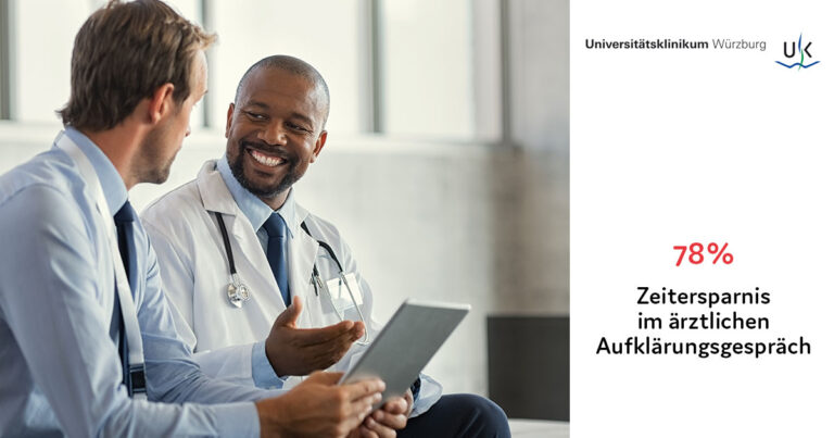 Uniklinik Würzburg: Video-assistierte OP-Aufklärung – bis zu 78% Zeitersparnis